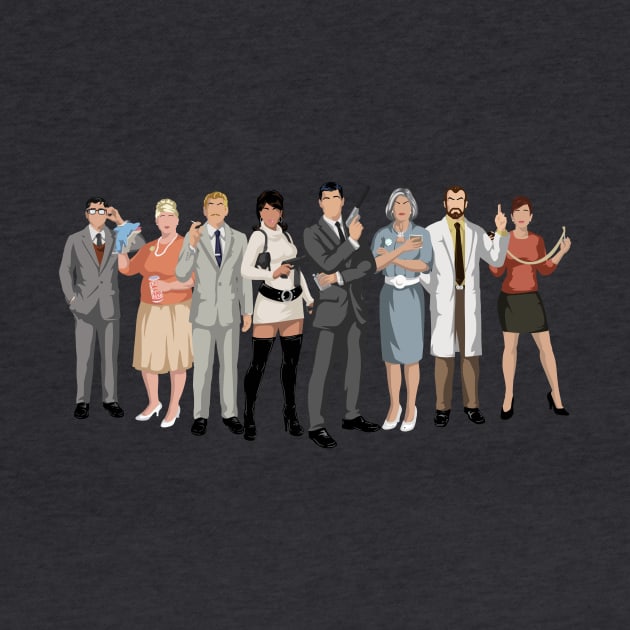 Minimal Archer Cast by Bleachie